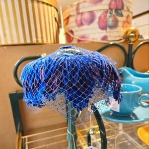 Vintage Hat Blue Accessories Theatrical Wardrobe